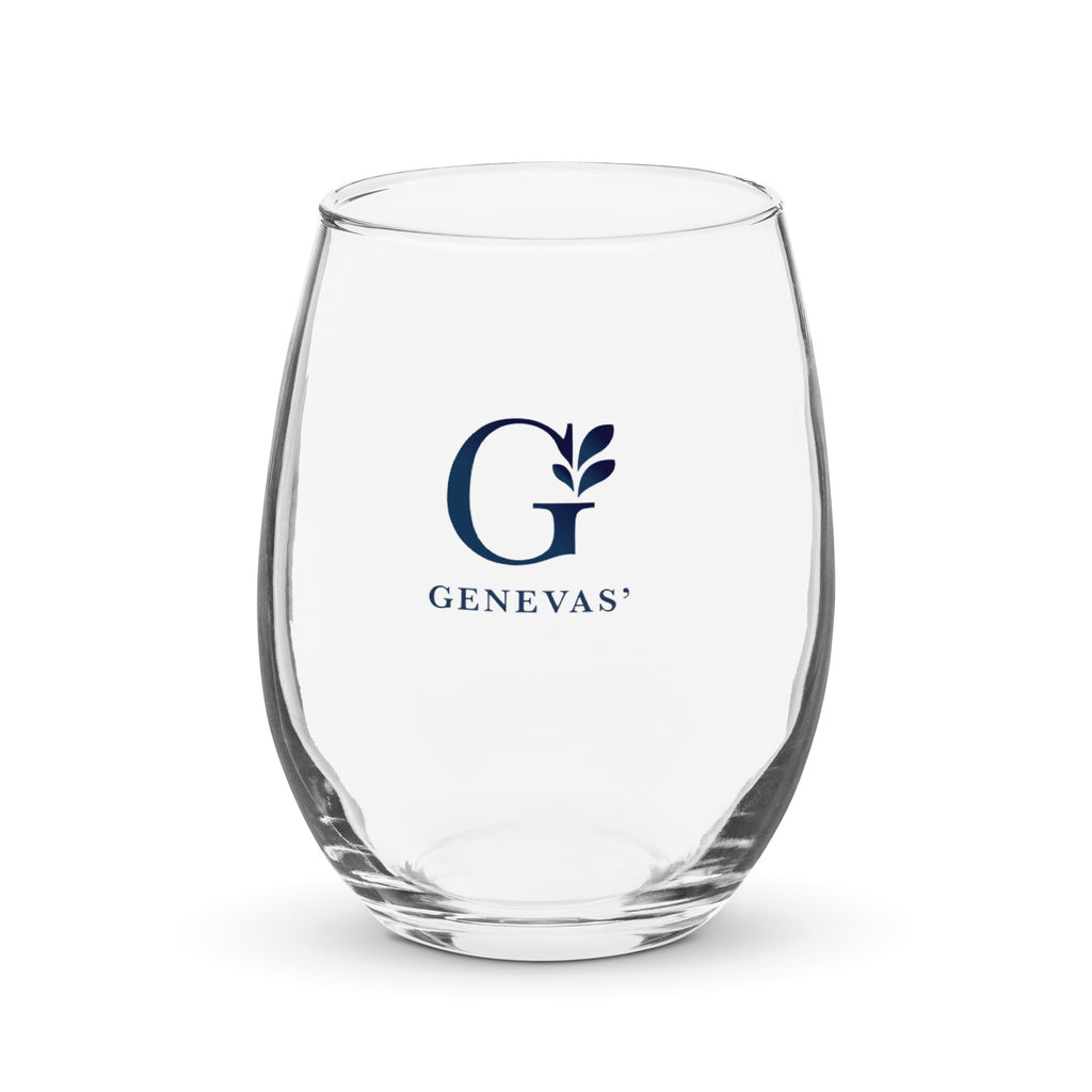 Stemless wine glass